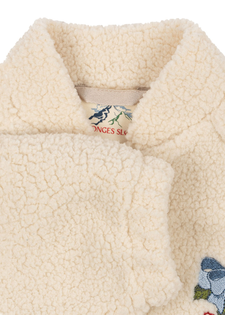 [Konges slojd] Jazz Teddy Jacket - White Smoke