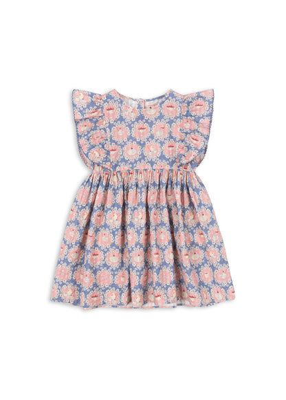 [Konges slojd] Kim Frill Dress GOTS - Snack Time