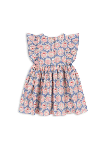 [Konges slojd] Kim Frill Dress GOTS - Snack Time