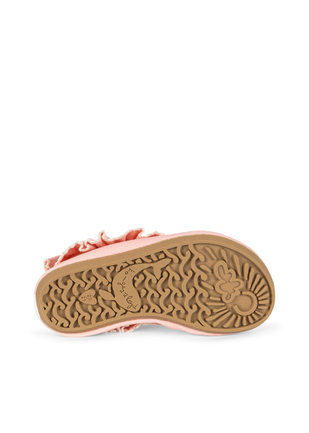 [Konges slojd] Kitty Frill Swim Shoes - Powder Pink