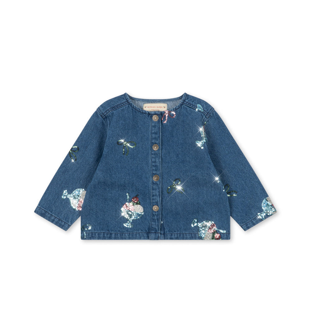 [Konges slojd] Magot Sequin Denim Jacket GRS - Gelato