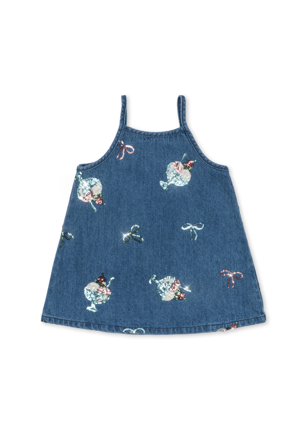 [Konges slojd] Magot Sequin Strap Dress GOTS - Gelato