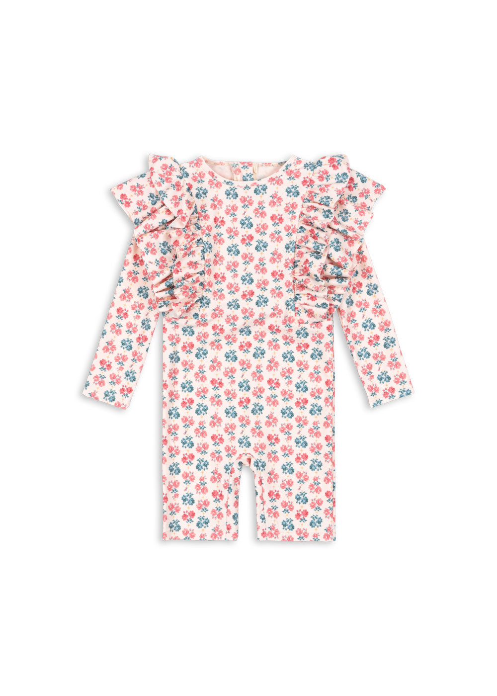 [Konges slojd] Manuca Frill Onesie - Lumina Rose