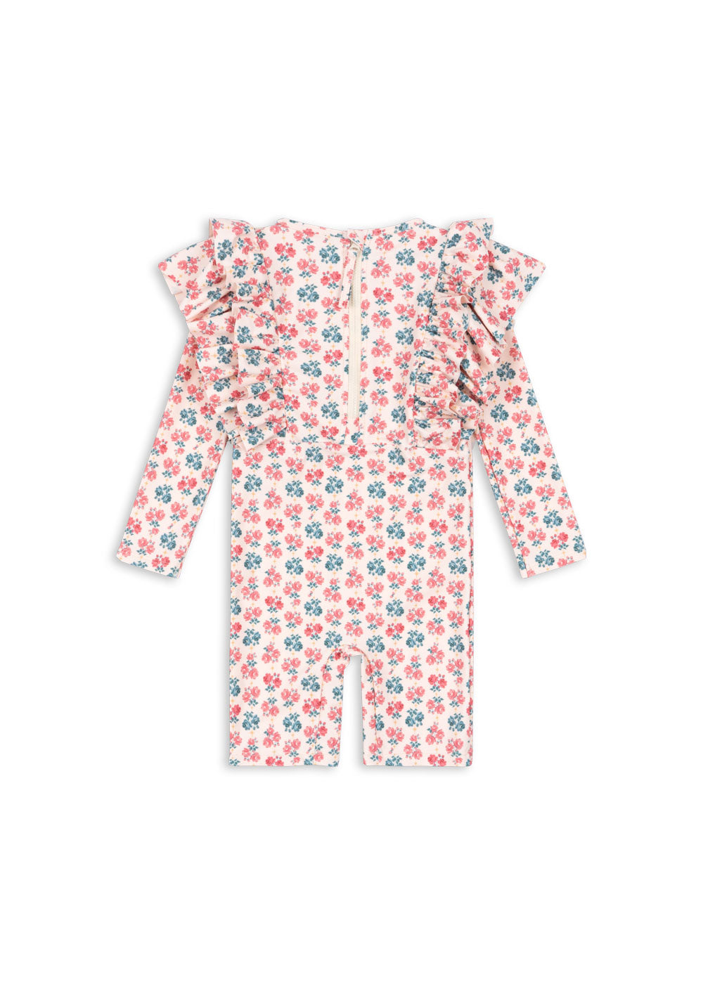 [Konges slojd] Manuca Frill Onesie - Lumina Rose
