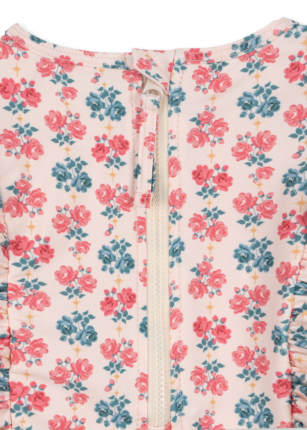 [Konges slojd] Manuca Frill Onesie - Lumina Rose