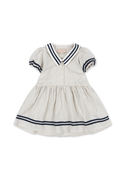 [Konges slojd] Allie Sailor Dress GOTS - Bleu Stripe