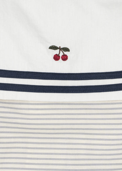 [Konges slojd] Allie Sailor Dress GOTS - Bleu Stripe