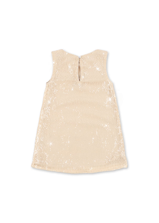 [Konges slojd]Aries Sequin Dress GRS - White Smoke