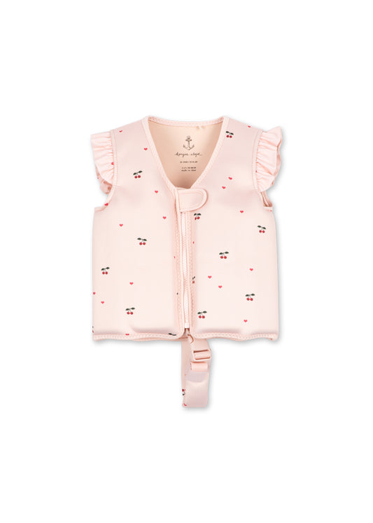 [Konges slojd] Avery Swim Vest - Cherry Coeur Rose
