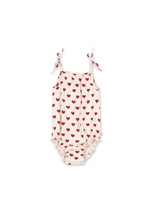 [Konges slojd]Basic Strap Body GOTS - Amour Rouge