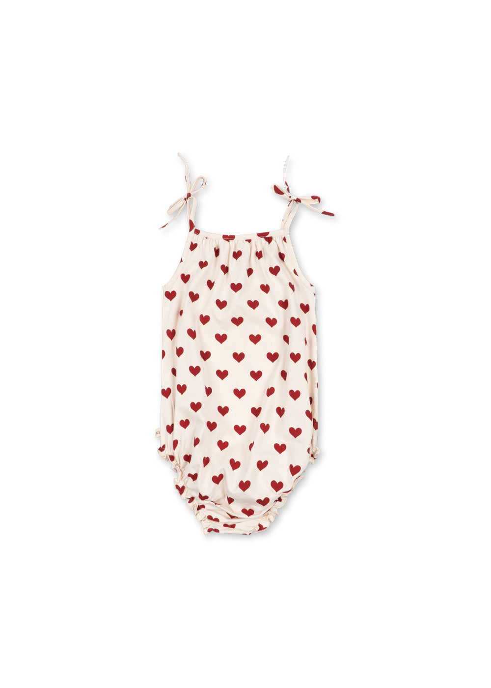 [Konges slojd]Basic Strap Body GOTS - Amour Rouge