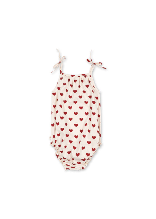 [Konges slojd]Basic Strap Body GOTS - Amour Rouge