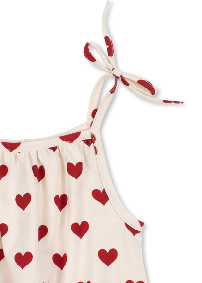 [Konges slojd]Basic Strap Body GOTS - Amour Rouge