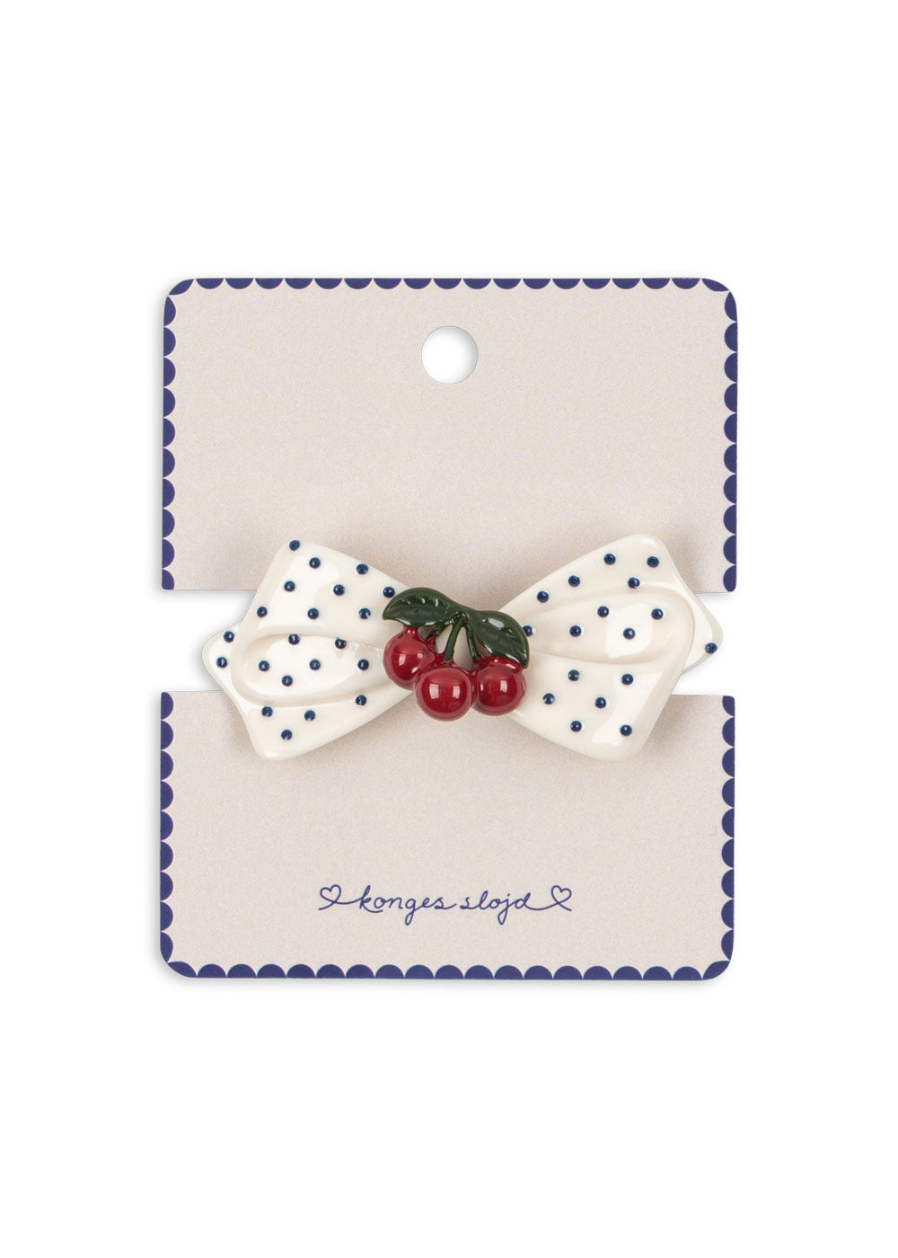 [Konges Slojd] Cherry Dot Hair Clip - Multi