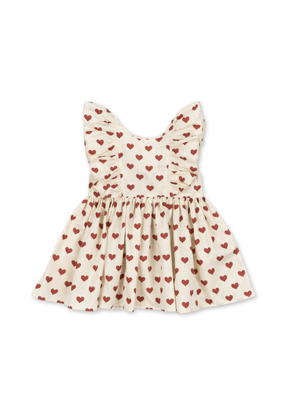 [Konges slojd] Cianna Dress GOTS - Amour Rouge