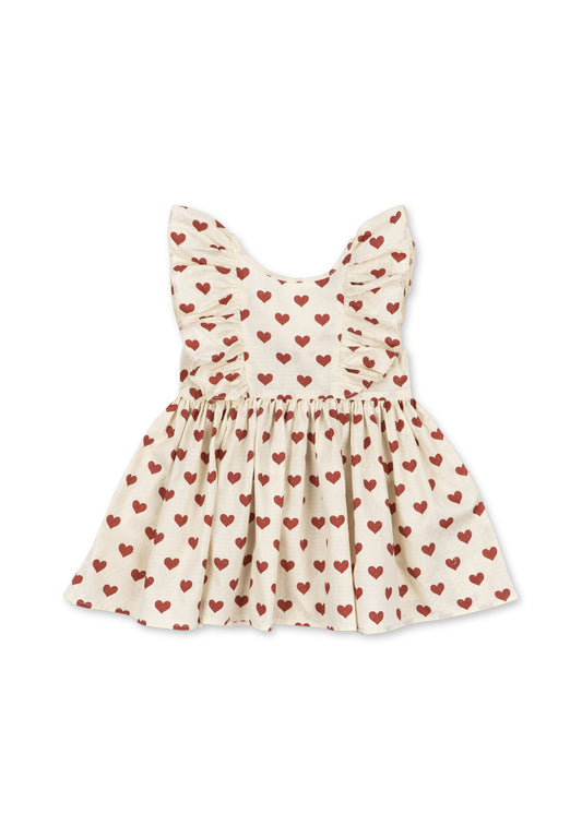 [Konges slojd] Cianna Dress GOTS - Amour Rouge