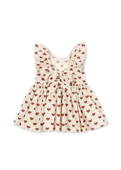 [Konges slojd] Cianna Dress GOTS - Amour Rouge