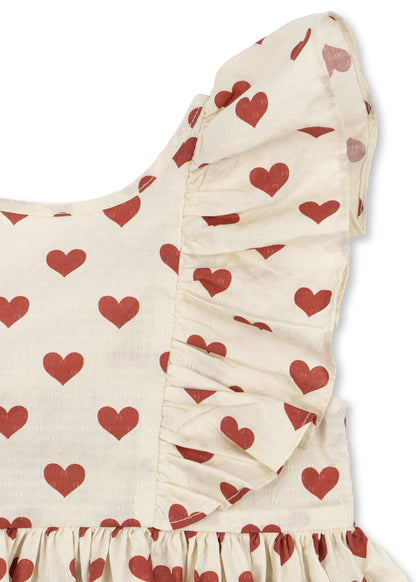 [Konges slojd] Cianna Dress GOTS - Amour Rouge