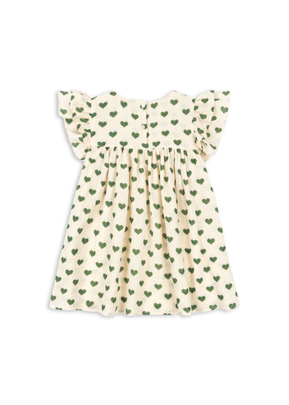[Konges slojd]Coco Dress GOTS - Amour Verde