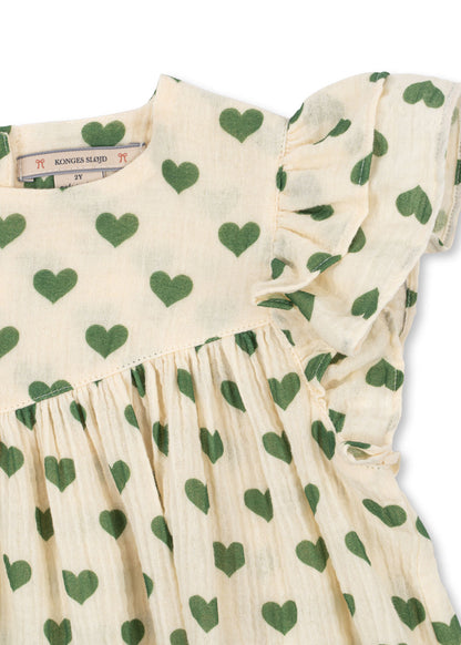 [Konges slojd]Coco Dress GOTS - Amour Verde