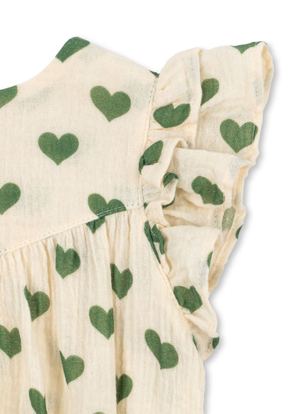 [Konges slojd] Coco Romper GOTS - Amour Verde