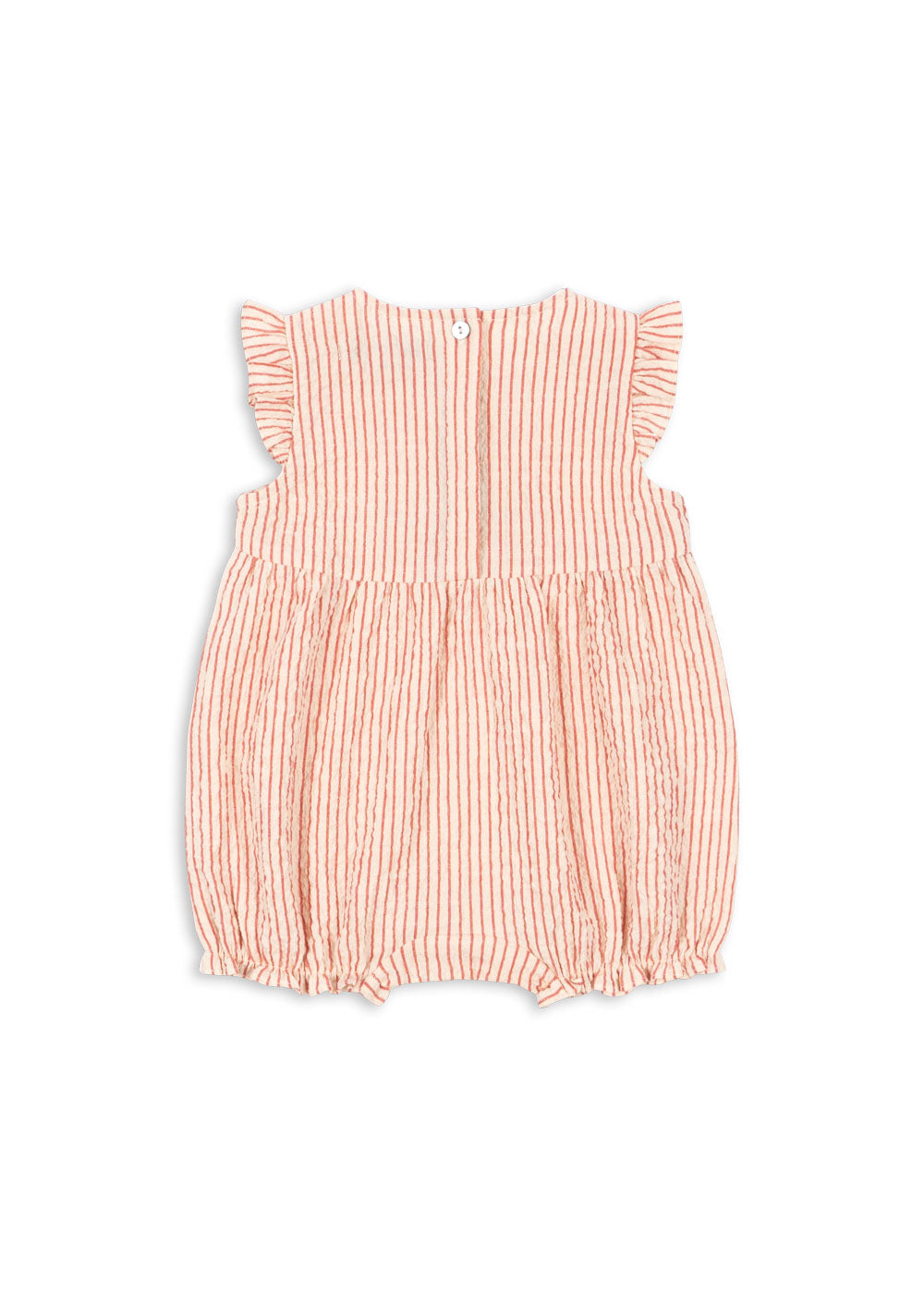 [Konges slojd] Ellie Frill Romper GOTS - Amour Stripe