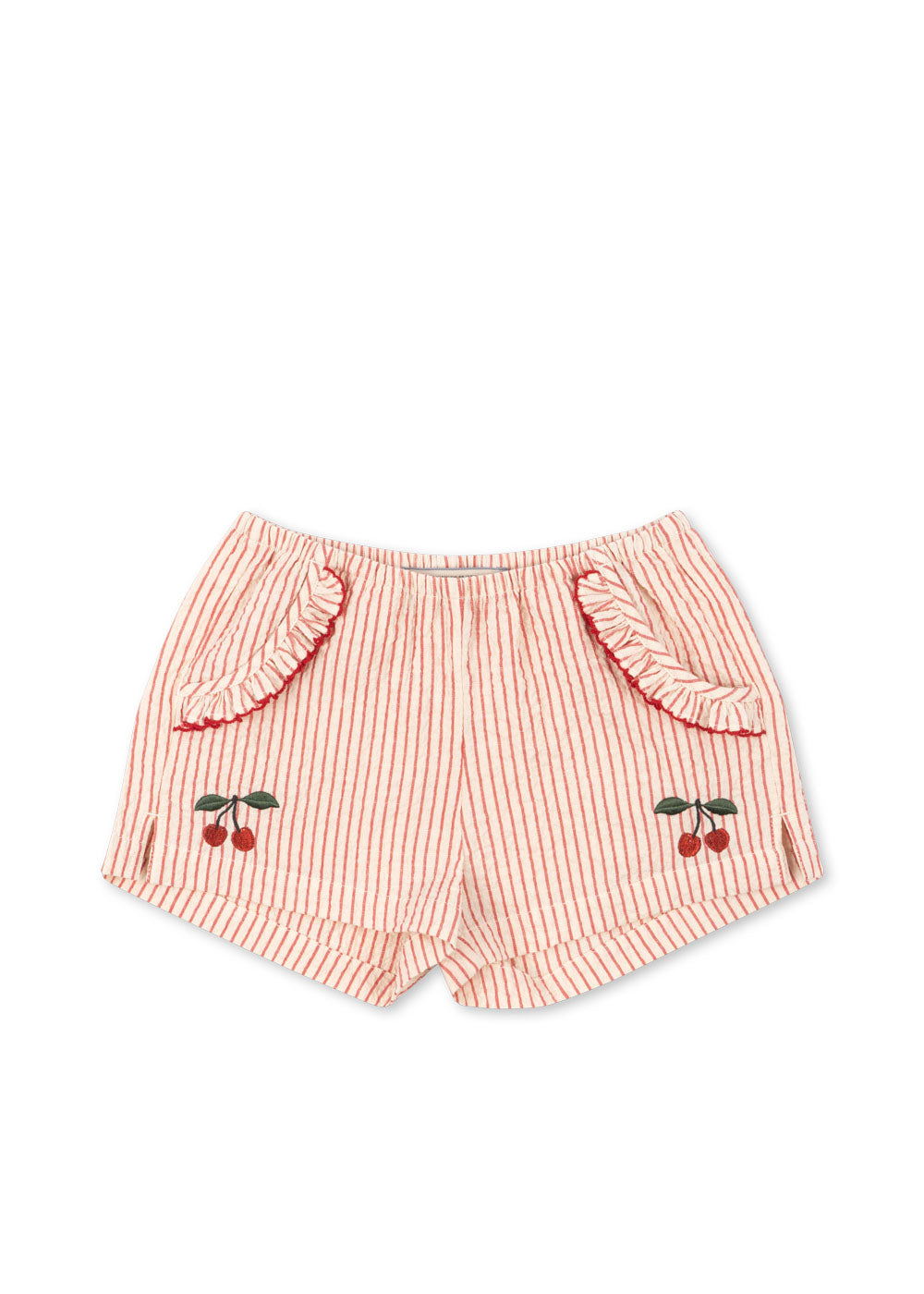 [Konges slojd] Ellie Frill Shorts GOTS - Amour Stripe