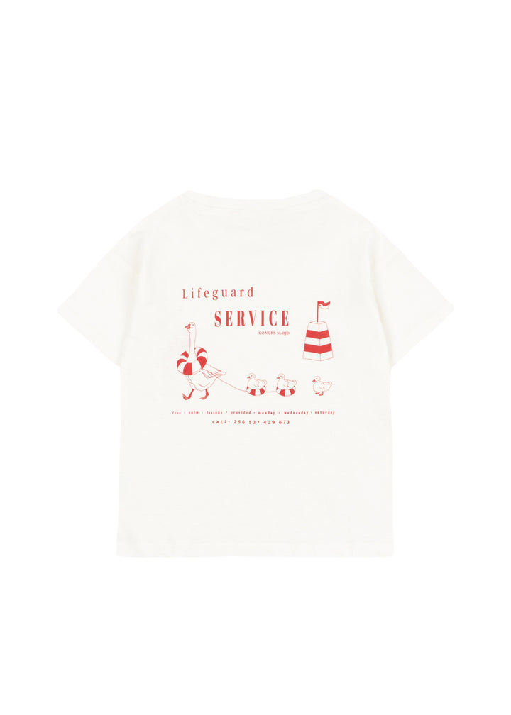 [Konges slojd]Era Tee OCS - Off White / Lifeguard Service