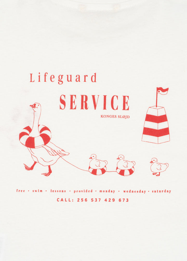 [Konges slojd]Era Tee OCS - Off White / Lifeguard Service