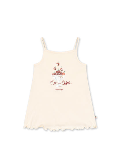 [Konges slojd] Famo Strap Dress GOTS - Ecru