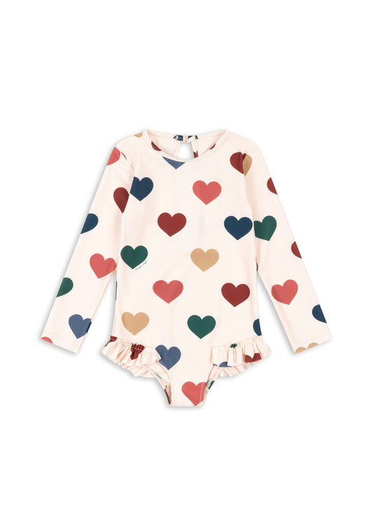 [Konges slojd]Manuca LS Swimsuit GRS - Bon Coeur Colore