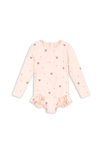 [Konges slojd]Merle LS Swimsuit GRS - Cherry Coeur Rose