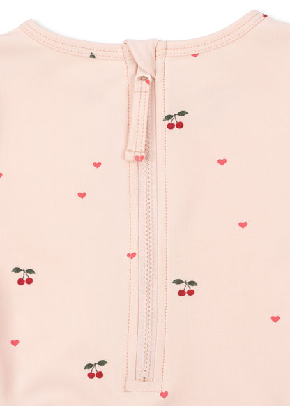 [Konges slojd]Merle LS Swimsuit GRS - Cherry Coeur Rose