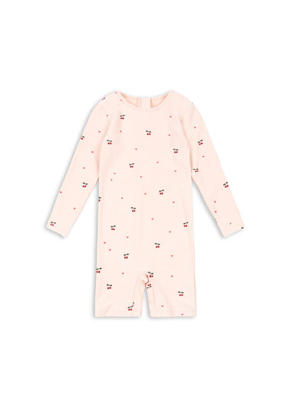 [Konges slojd]Merle Swim Onesie GRS - Cherry Coeur Rose