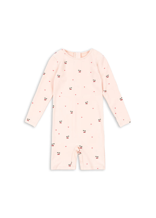 [Konges slojd]Merle Swim Onesie GRS - Cherry Coeur Rose