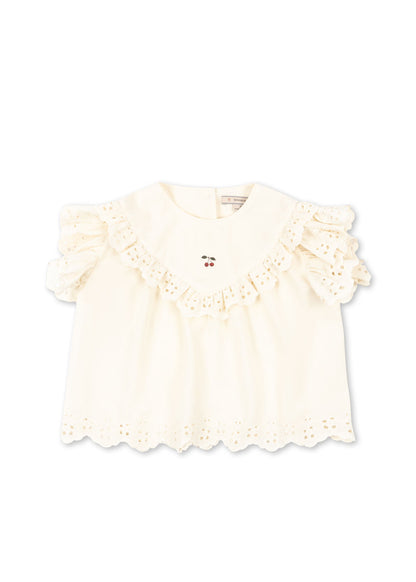 [Konges slojd]Posey Top- Antique White