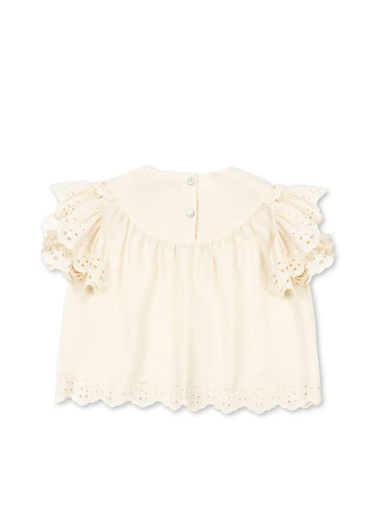 [Konges slojd]Posey Top- Antique White