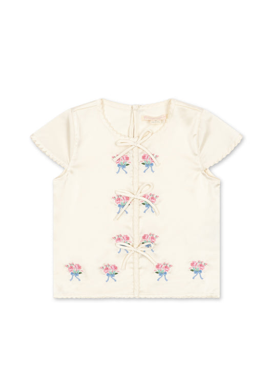 [Konges slojd]Sheeny SS Top - Buttercream