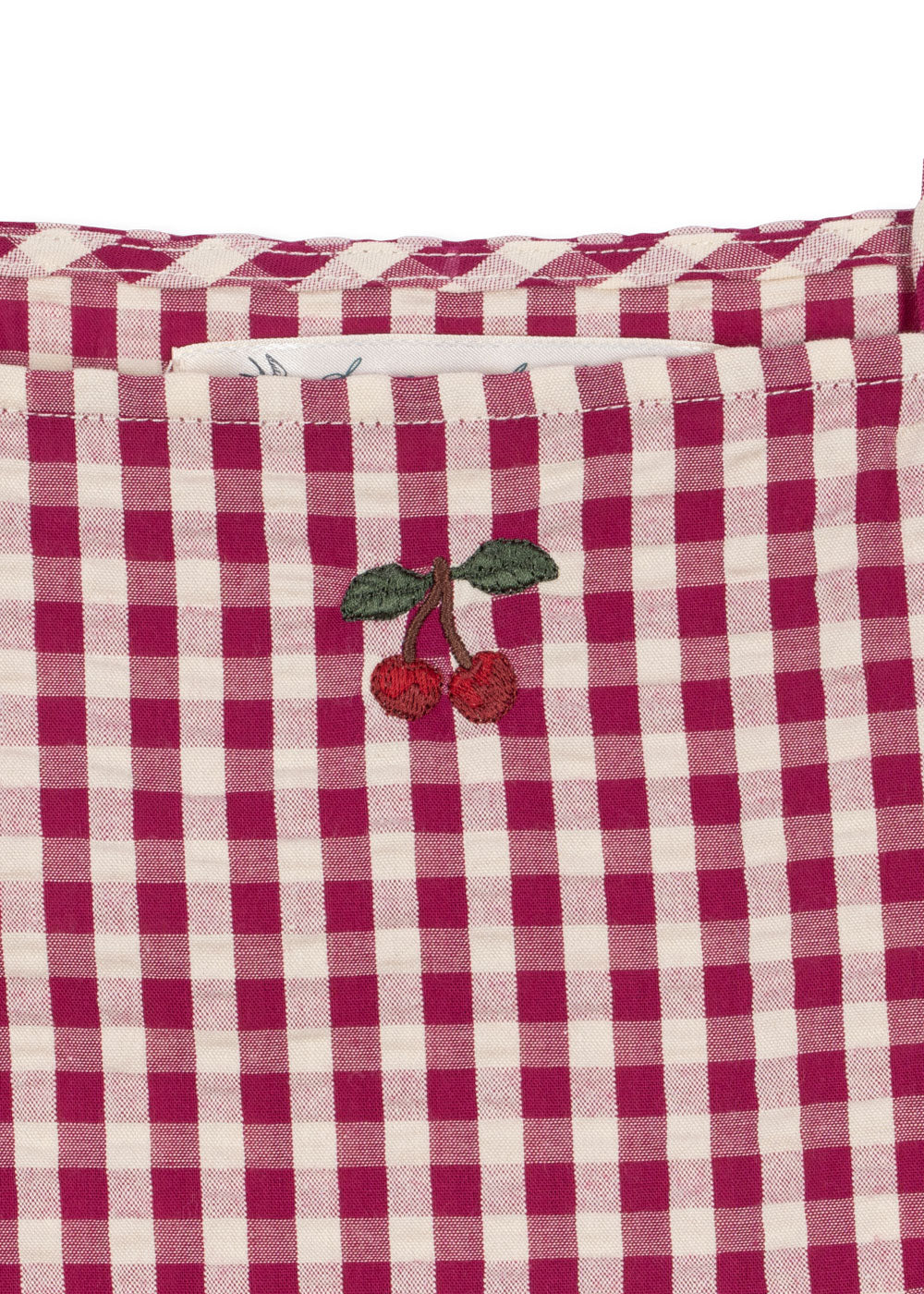 [Konges slojd]Isotta Dress GOTS - Raspberry Check