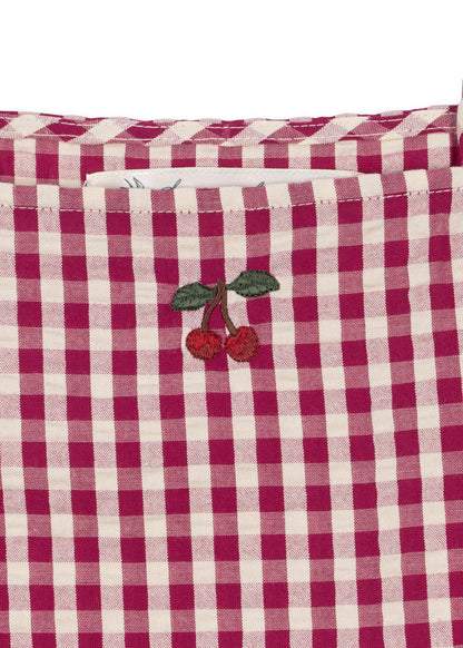 [Konges slojd]Isotta Dress GOTS - Raspberry Check