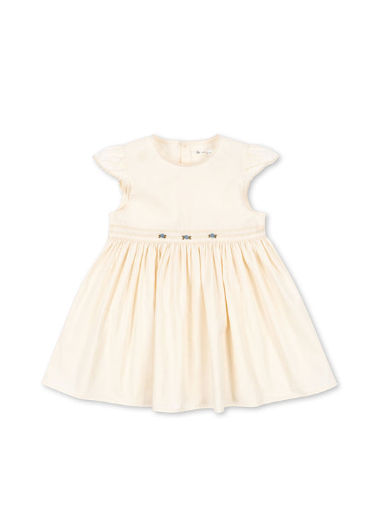 [Konges slojd]Aaliyah Dress GOTS - Eggnog