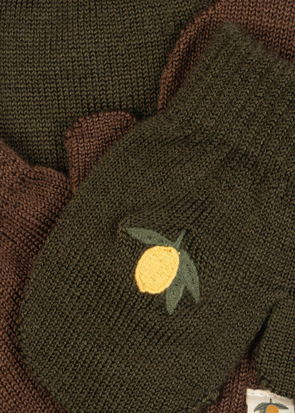 [Konges slojd] 2pack Filla Mittens - Kombu Green