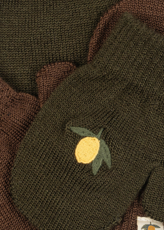[Konges slojd] 2pack Filla Mittens - Kombu Green