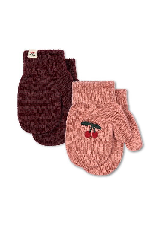 [Konges slojd] 2pack Filla Mittens - Sorbet