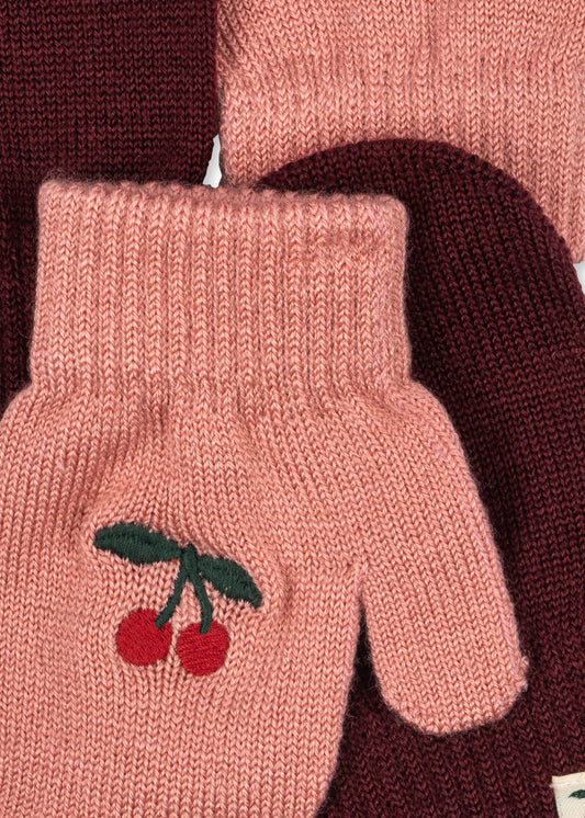 [Konges slojd] 2pack Filla Mittens - Sorbet