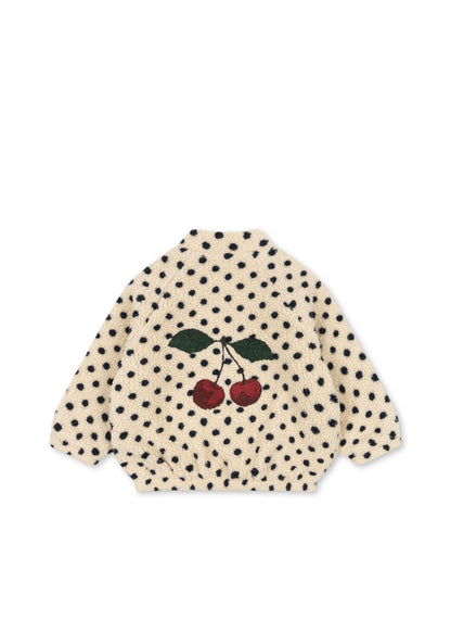 [Konges slojd]Jody Embroidery Teddy Jacket - Dot Lumiere