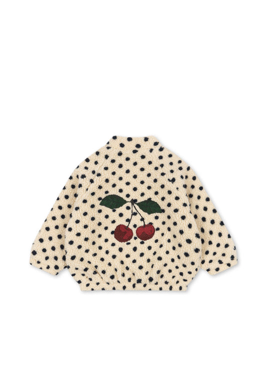 [Konges slojd]Jody Embroidery Teddy Jacket - Dot Lumiere