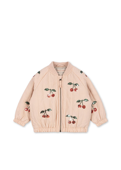 [Konges slojd]Juno Sequin Bomber Jacket - Cameo Rose