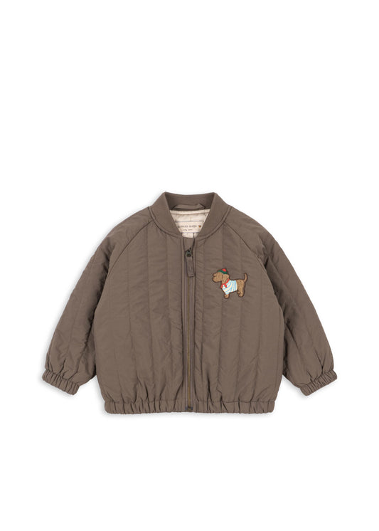 [Konges slojd]Juno Terry Bomber Jacket - Walnut
