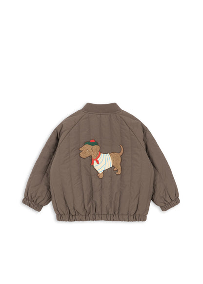 [Konges slojd]Juno Terry Bomber Jacket - Walnut